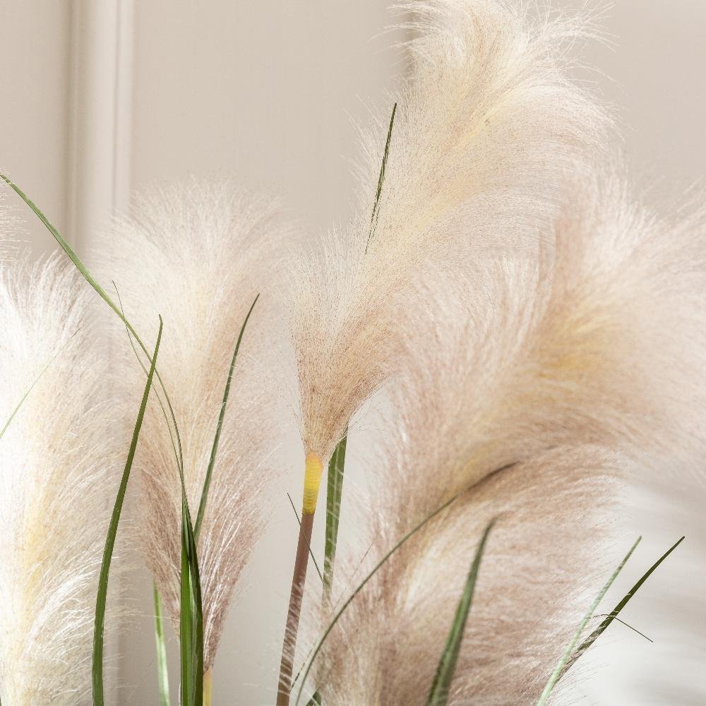 Artificial Pampas Grass In Bernd Imperial Brown Planter - Image 3